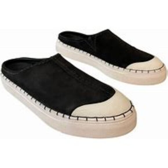 NWOT FREE PEOPLE ~ Juno Slip On Sport Sneakers / Black ~ 9 - Picture 1 of 6